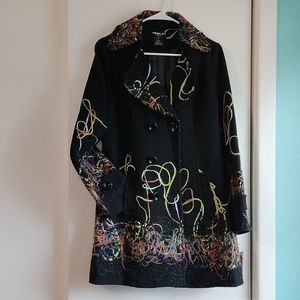 Neslay Paris black wool jacket size S